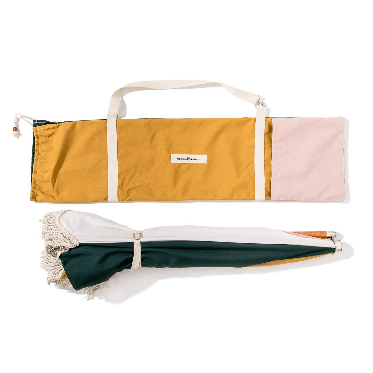 Premium Beach Umbrella 70's Panel Cinque