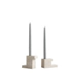 101 Copenhagen Brick Candle Holder Tall – Limestone