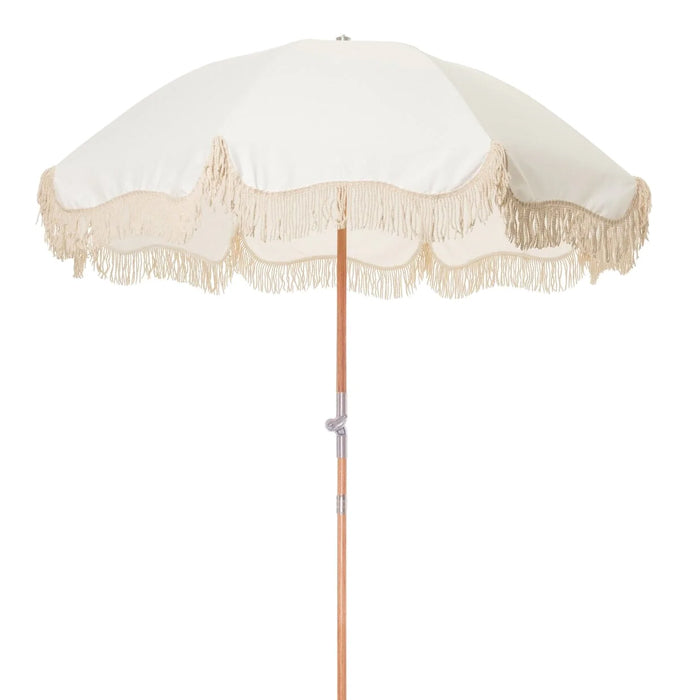 Premium Beach Umbrella Antique White - COMING SOON