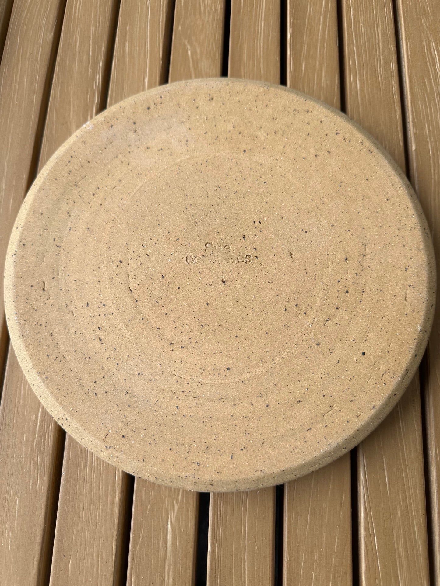 Ceramic Dinner Plates -  Black