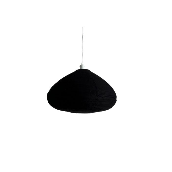 Clara Linen Light Shade Black 60cm