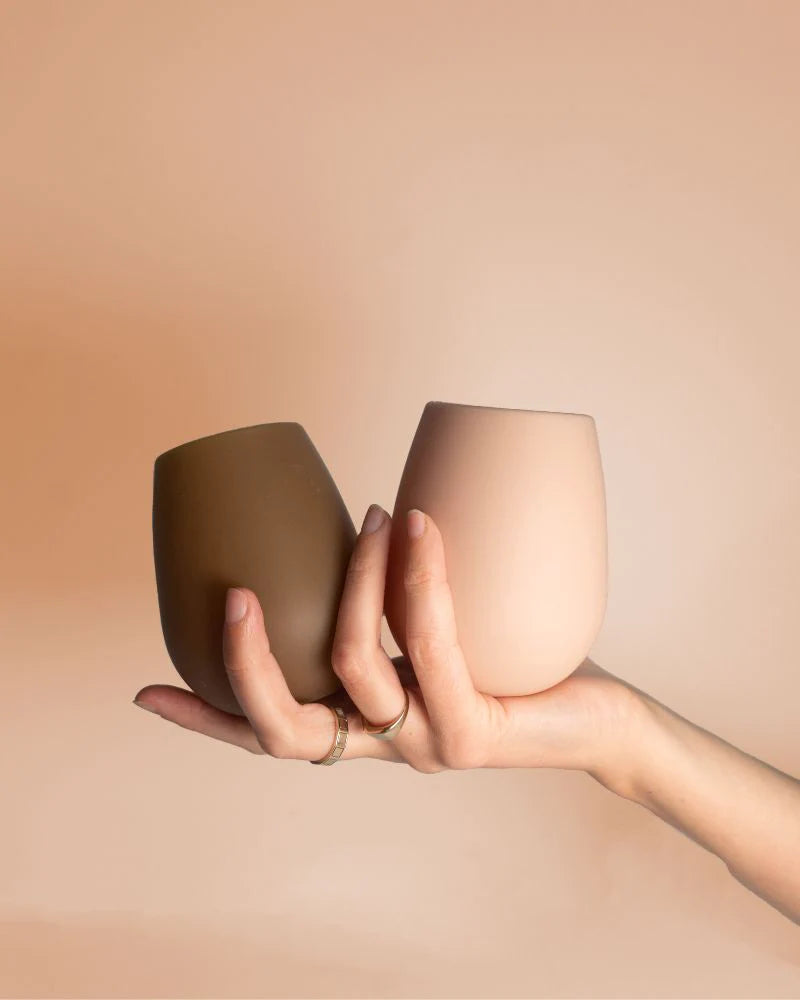 Fegg Silicone Unbreakable Glasses Donkey + Latte