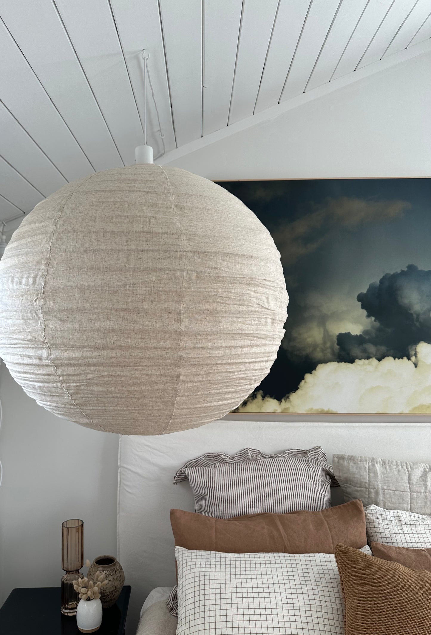 Rio Linen Light Shade Natural 80cm
