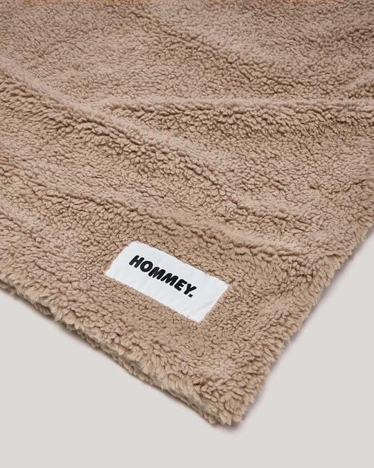 Hommey Faux Fur Throw Blanket - Warm Grey - New!