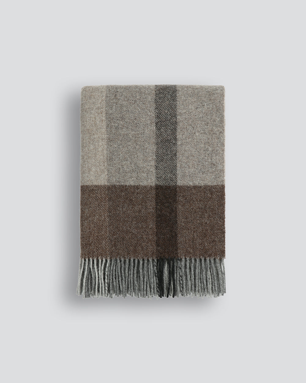 Brunswick Wool Throw - Olive, Bracken, Fawn
