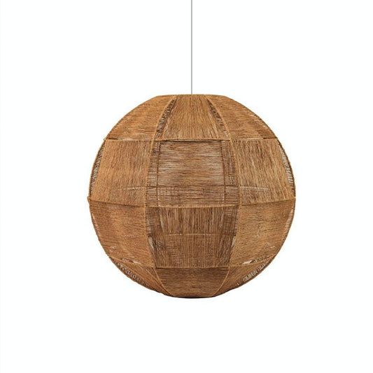 Natural round rattan light shade