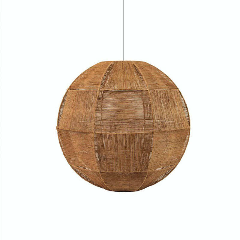 Natural round rattan light shade