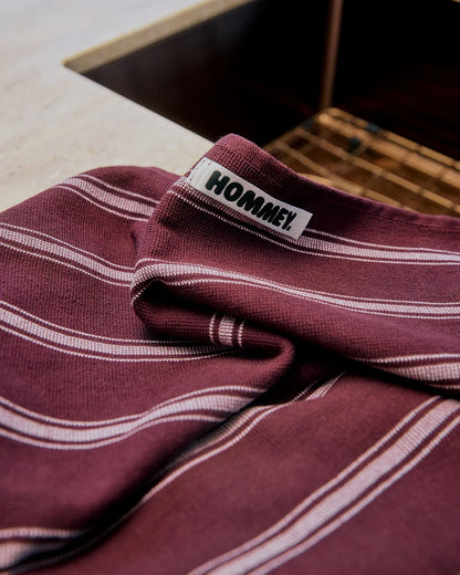 Hommey Tea Towel Mulberry - New!