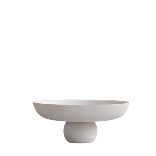 Off White Big Ceramic Bowl with style