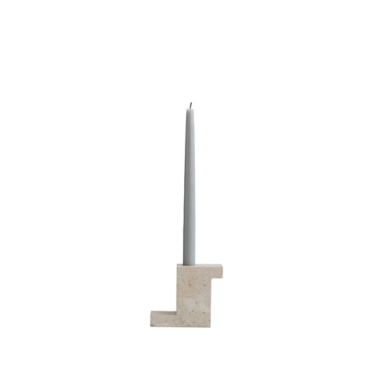 101 Copenhagen Brick Candle Holder Tall – Limestone