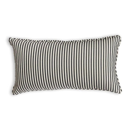 Business and pleasure navy and white stripe rectangle outdoor cushion