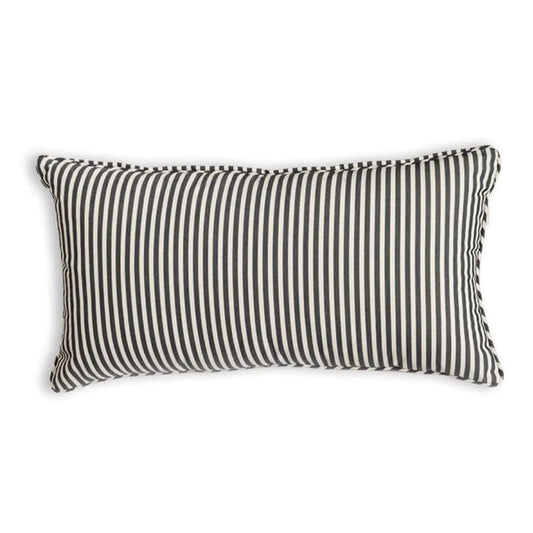 Laurens Navy Stripe Rectangle Cushion