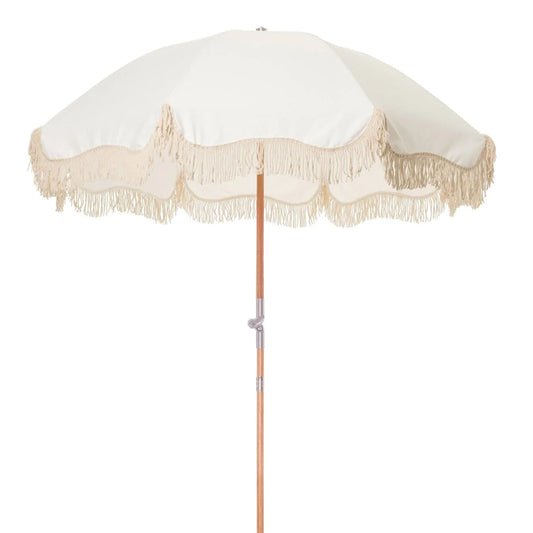Premium Beach Umbrella Antique White - COMING SOON