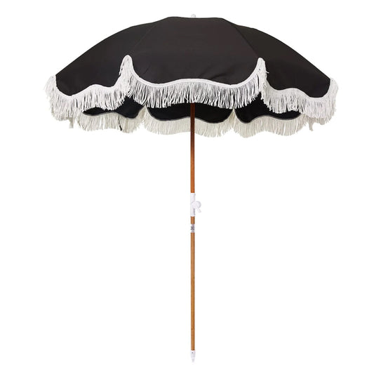 The Holiday Beach Umbrella - Vintage Black