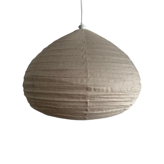 Clara Linen Light Shade Natural 80cm