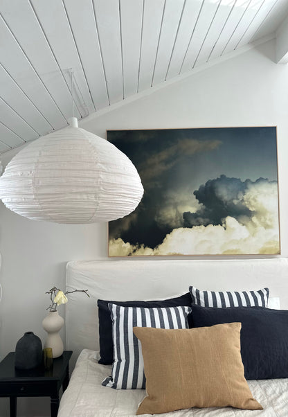 Clara Linen Light Shade Off White 60cm