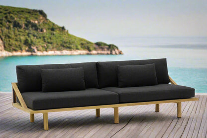 Heaphy Outdoor Sofa - Ebony