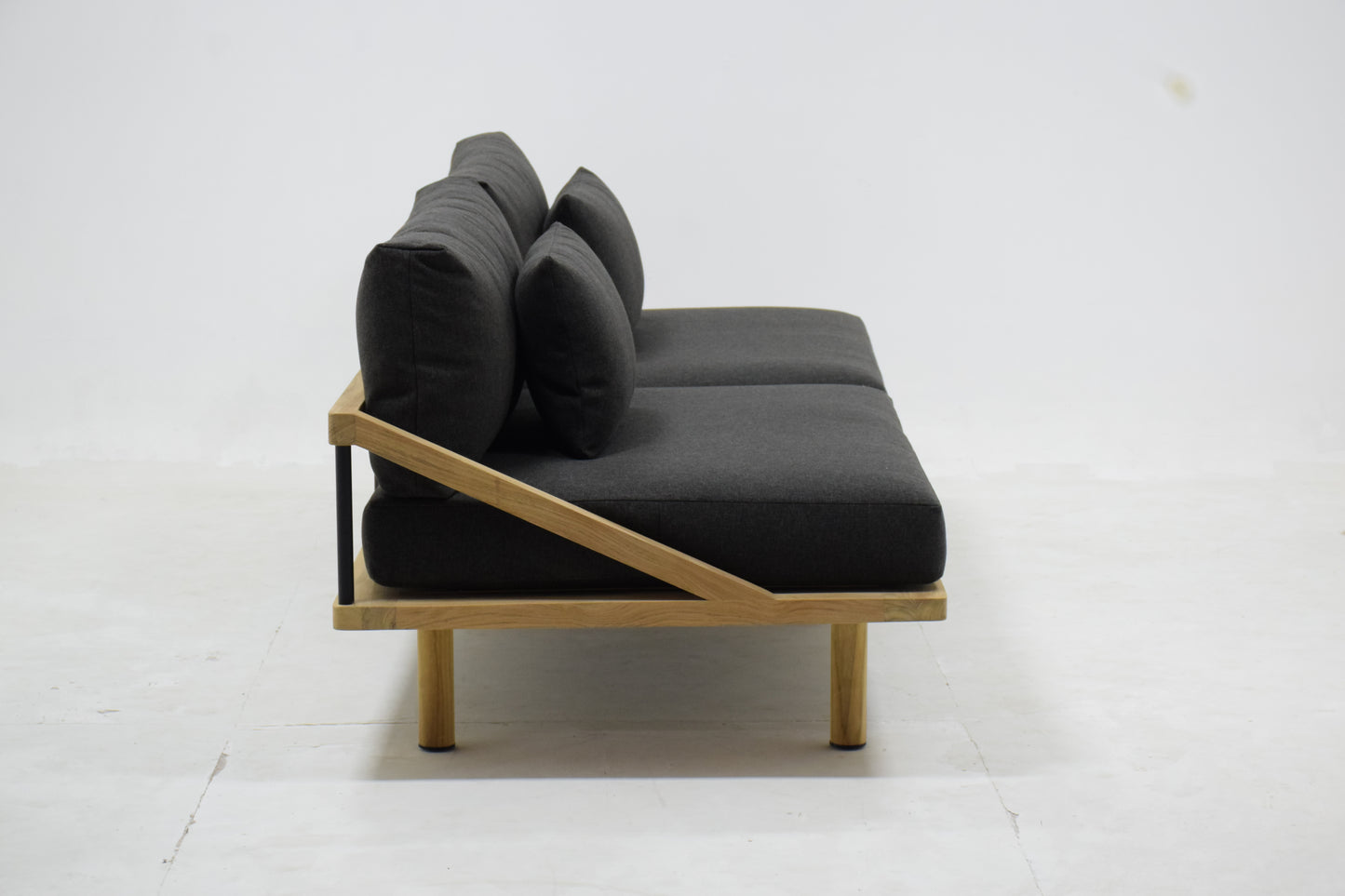 Heaphy Outdoor Sofa - Ebony