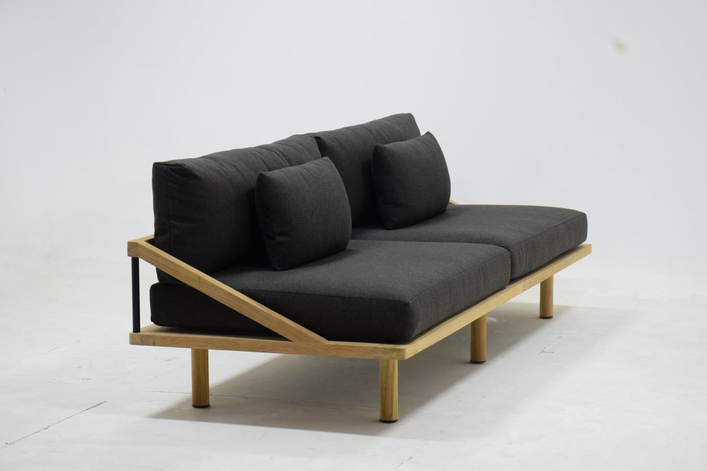 Heaphy Outdoor Sofa - Ebony