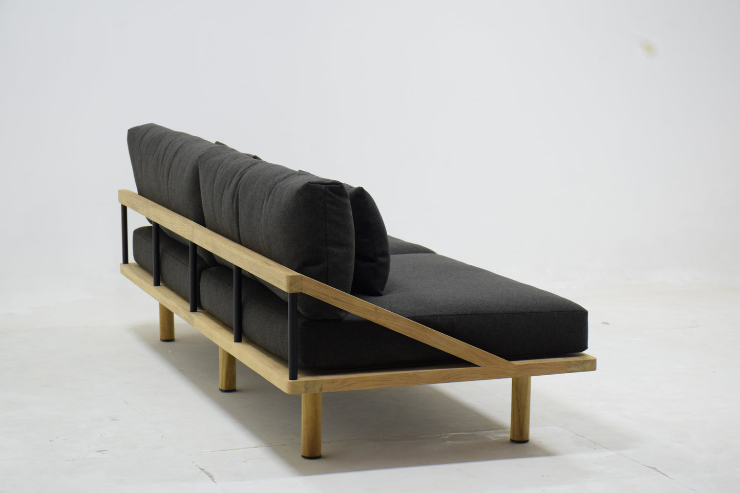 Heaphy Outdoor Sofa - Ebony