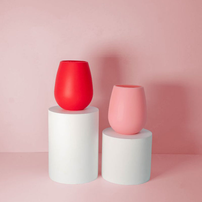 Fegg Silicone Unbreakable Glasses Cherry + Blush