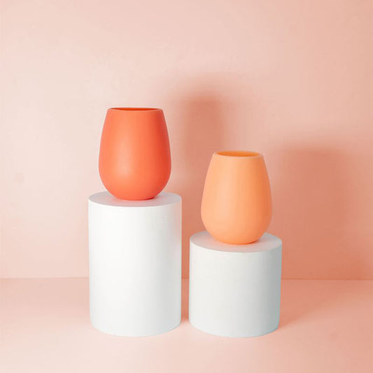 Fegg Silicone Unbreakable Glasses Terra + Peach