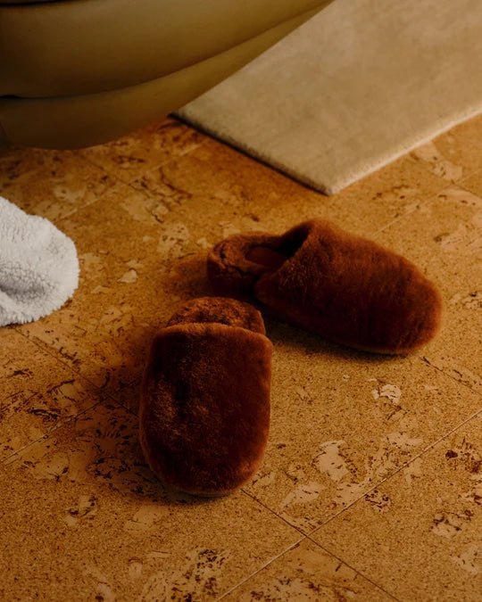 Hommey Sheepskin Slippers Hazelnut - New!
