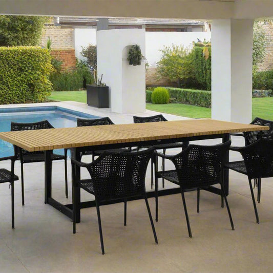 Hollyford Outdoor Teak Extension Dining Table