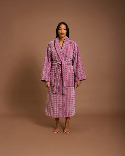 Hommey Robe Velour Fig - New!