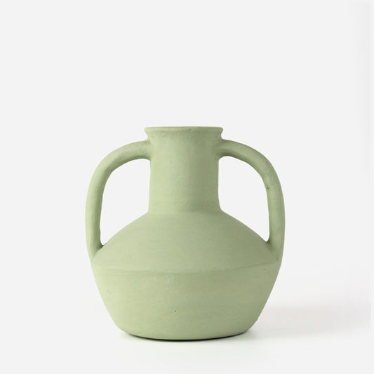 Sage ceramic vase