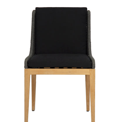 Abel Outdoor Teak and Rope Dining Chair - COMING SOON, Enquire for more details