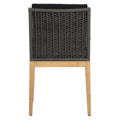 Abel Outdoor Teak and Rope Dining Chair - COMING SOON, Enquire for more details