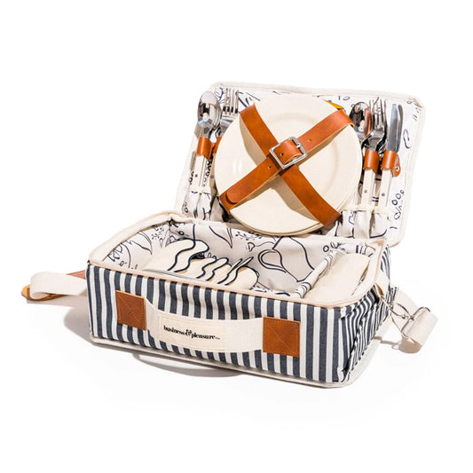 Business & Pleasure Picnic Set Laurens Navy Stripe, Coming Soon, Contact us to Pre-Order