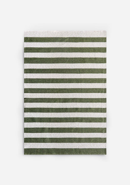 Summit Floor Rug - Khaki + Natural Stripe (Copy)