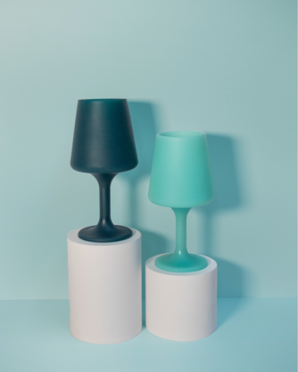 Swepp silicone unbreakable wine glasses - Mist + Ink