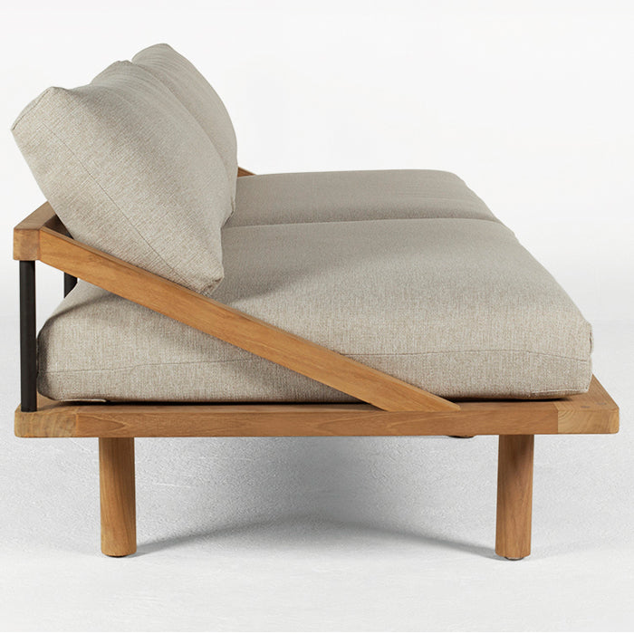 Heaphy Outdoor Sofa - Ebony