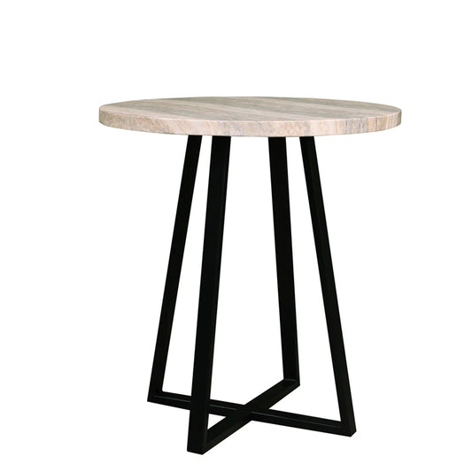 Vista Bistro Table - Travertine Finish