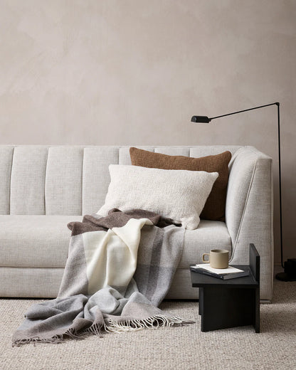 Brunswick Wool Throw - Olive, Bracken, Fawn