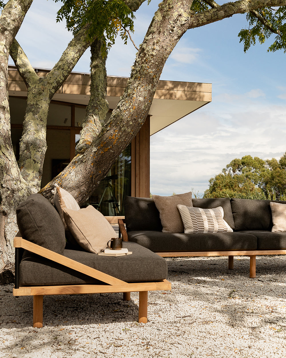 Caspian Almond Cushion - New