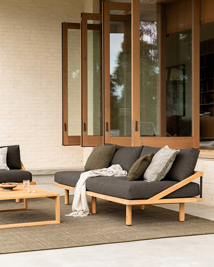 Heaphy Outdoor Sofa - Ebony