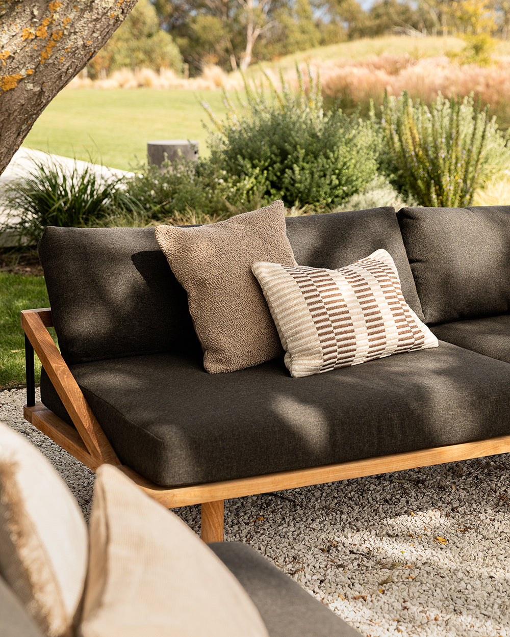 Piper Almond Cushion - New