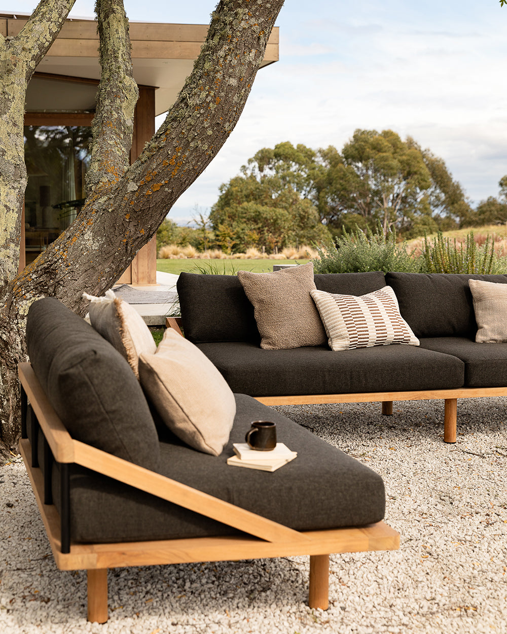 Piper Almond Cushion - New